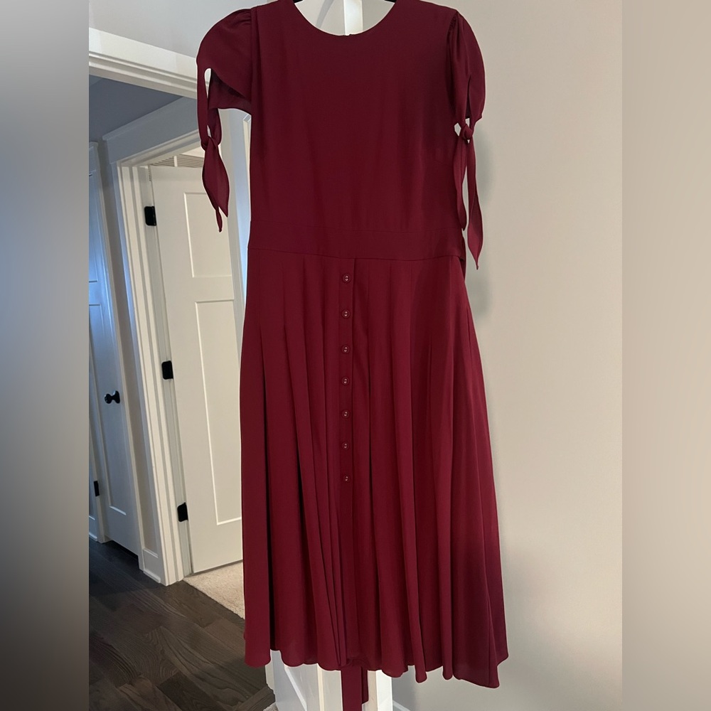 Gal Meets Goam Bette Bow-Tied Midi Dress